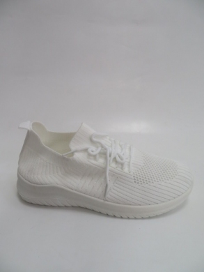Buty sportowe damskie na płaskim (36-41) YM006-2 WHITE