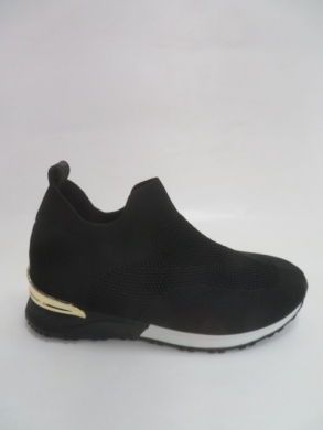 Buty sportowe damskie na płaskim (36-41) 2101 BLACK