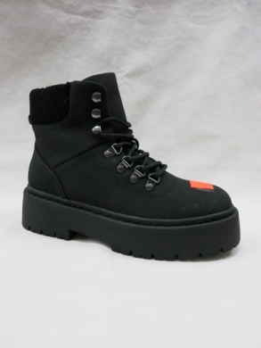 Botki damskie na płaskim (36-41) Z1192 BLACK