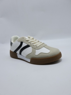 Buty sportowe damskie na płaskim (36-41) AF23-288 WHITE/BLACK