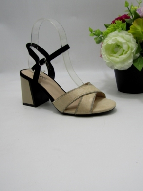 Sandały damskie na obcasie (36-41) XCM04 BEIGE