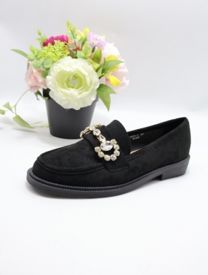 Mokasyny damskie na płaskim (36-41) 2625 -1 BLACK