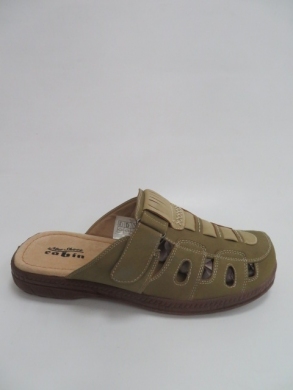 Klapki Męskie (40-46) 173-10 KHAKI/BEIGE