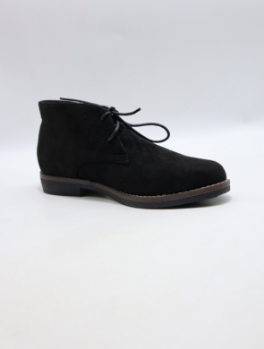 Botki damskie na płaskim (36-41) 1002-1 BLACK