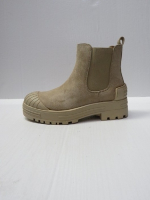Botki damskie na płaskim (36-41) D61 KHAKI