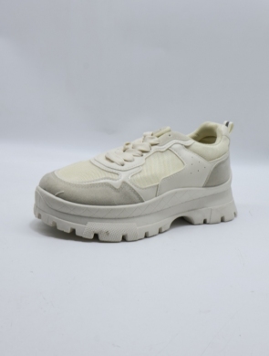 Buty sportowe damskie na płaskim (36-41) VL170 BEIGE