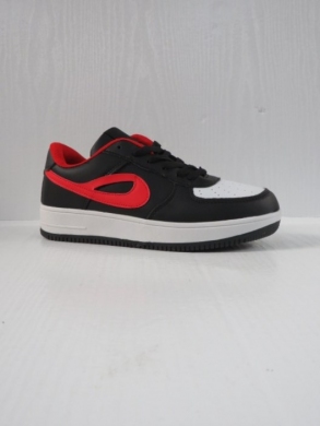 Buty sportowe damskie na płaskim (36-41) DN91-52 BLACK/RED