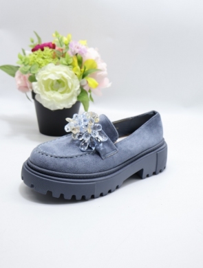 Mokasyny damskie na płaskim (36-41) 8007 BLUE