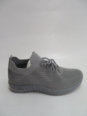 Buty sportowe damskie na płaskim (37-42) N1519 GREY
