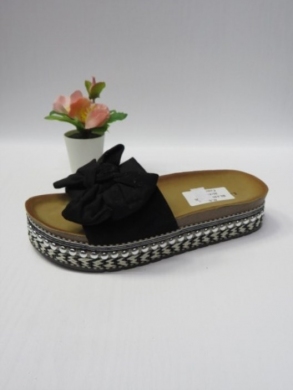 Klapki damskie na koturnie (36-41) BL430 BLACK