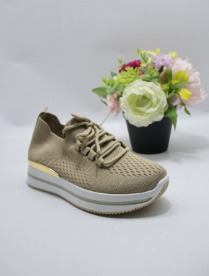 Buty sportowe damskie na płaskim (36-41) V-139 KHAKI