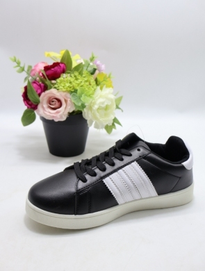 Buty sportowe damskie na płaskim (36-41) D199-1 BL/WH