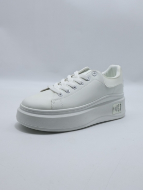 Buty sportowe damskie na płaskim (36-41) 8922 WH/GREY