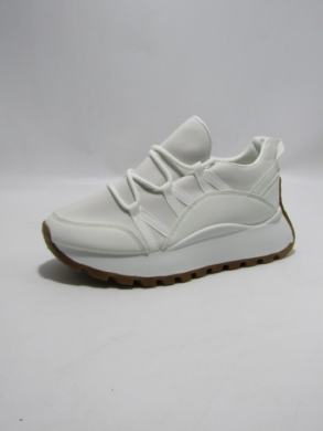 Buty sportowe damskie na płaskim (36-41) 6031 WHITE