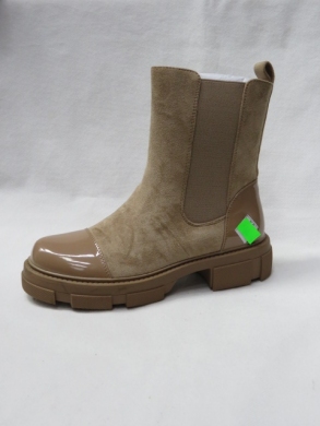 Botki damskie na płaskim (36-41) A798 TAUPE
