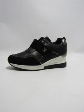 Buty sportowe damskie na koturnie (36-41) J-130 BLACK