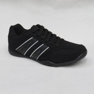 Buty sportowe damskie na płaskim (37-42) 948-2 BLACK/WH