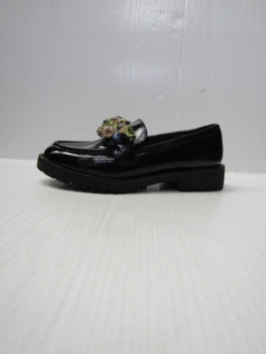 Mokasyny damskie na płaskim (36-41) 0-727 BLACK