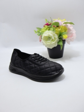 Półbuty damskie na płaskim (37-42) XQ25-1 BLACK