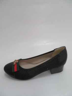 Czółenka damskie na obcasie (36-41) 349 BLACK