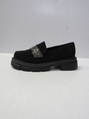 Mokasyny damskie na płaskim (36-41) OM816 BLACK