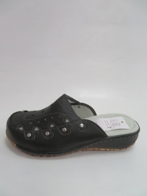 Klapki damskie na koturnie (36-41) 0042 BLACK