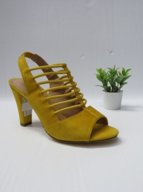 Sandały damskie na obcasie (36-41) 7LL-680 YELLOW