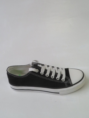 Trampki damskie na płaskim (36-41) BA105 BLACK