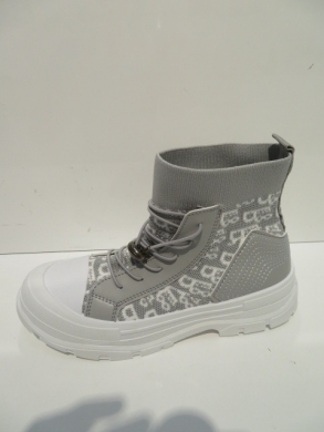 Trampki damskie na płaskim (36-41) HR-23 grey