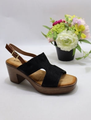 Sandały damskie na obcasie (36-41) FL207 BLACK