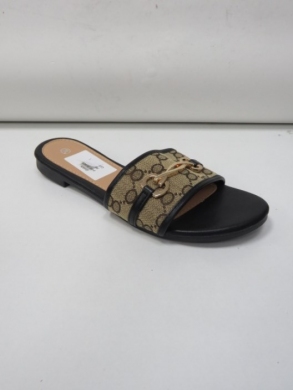 Klapki damskie na płaskim (36-41) 0-84 BLACK