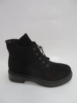 Botki damskie jesienne na płaskim (36-41) AK222-3 BLACK