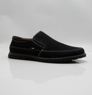 Mokasyny męskie (40-46) 2318-1 BLACK