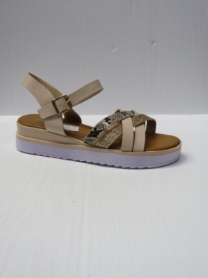 Sandały damskie na płaskim (36-41) B-9055 BEIGE
