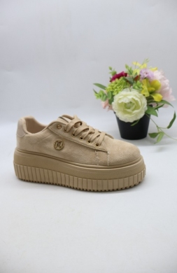 Buty sportowe damskie na koturnie (36-41) ZH26 BEIGE