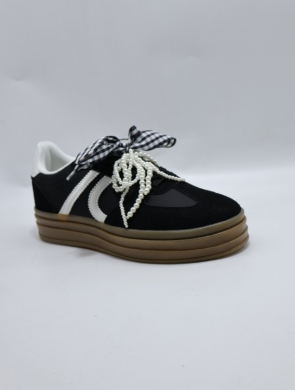 Buty sportowe damskie na płaskim (36-41) 6226 BLACK