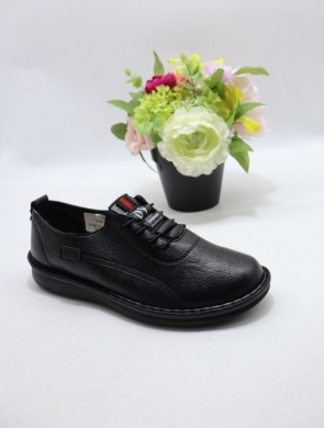 Półbuty damskie na płaskim (36-42) D50 BLACK