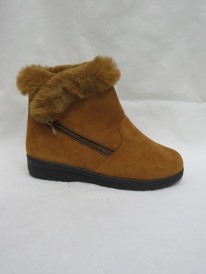 Botki damskie ocieplane na płaskim (36-41) 303 CAMEL