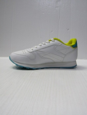 Buty sportowe damskie na płaskim (36-41) 128 WHITE/GREEN