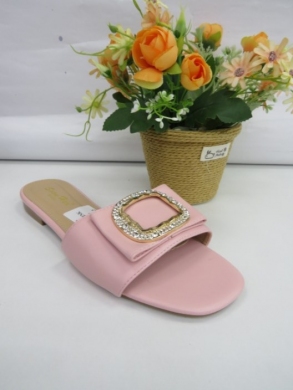 Klapki damskie na płaskim (36-41) HXD-33 PINK