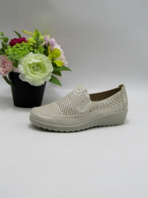 Półbuty damskie na płaskim (36-41) 8604-4 BEIGE