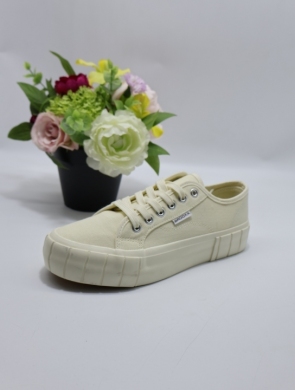 Trampki damskie na płaskim (36-41) 7SP726-LS BEIGE