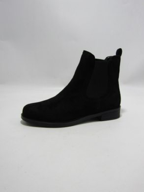 Botki damskie ocieplane na płaskim (36-41) MR-9 BLACK