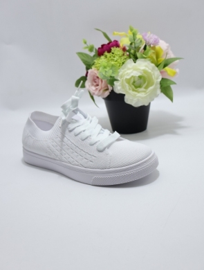 Trampki damskie na płaskim (36-41) J-13 WHITE