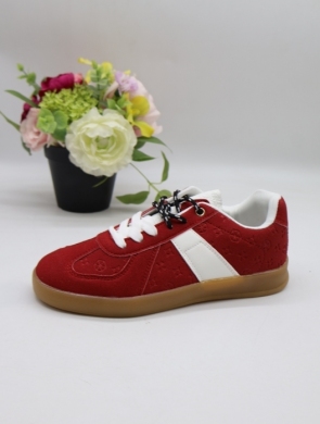 Buty sportowe damskie na płaskim (36-41) 8-133 RED