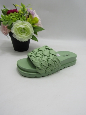Klapki damskie na płaskim (36-41) LS5152 GREEN