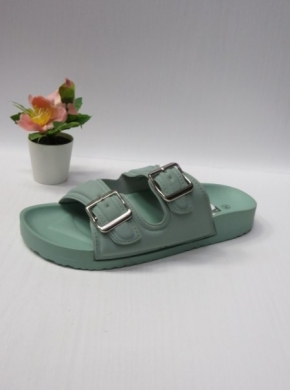 Klapki damskie na płaskim (36-41) RS-67 GREEN