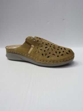 Klapki damskie na koturnie (37-42) 832 CAMEL