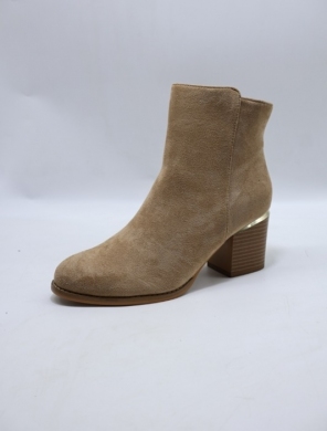 Botki damskie ocieplane na obcasie (36-41) BM65 KHAKI