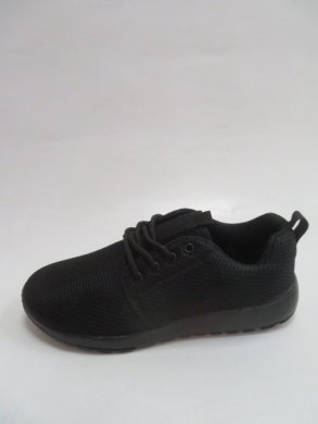 Buty sportowe damskie na płaskim (36-41) DN15-B2 BLACK/BLACK